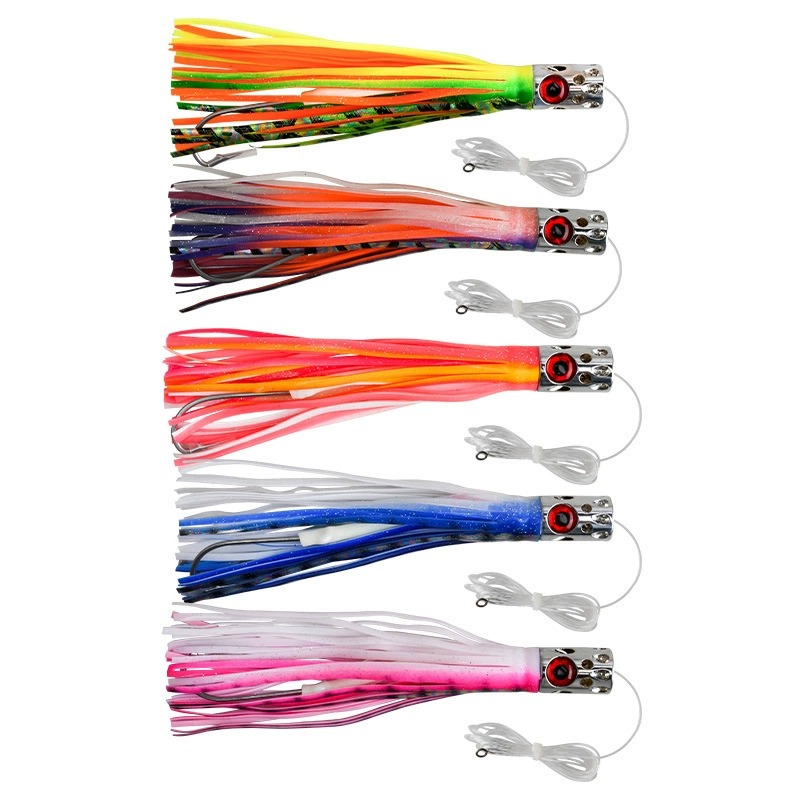 Fishing Lure Buzzbait - 1pc 185mm87g Copper Head Octopus Squid
