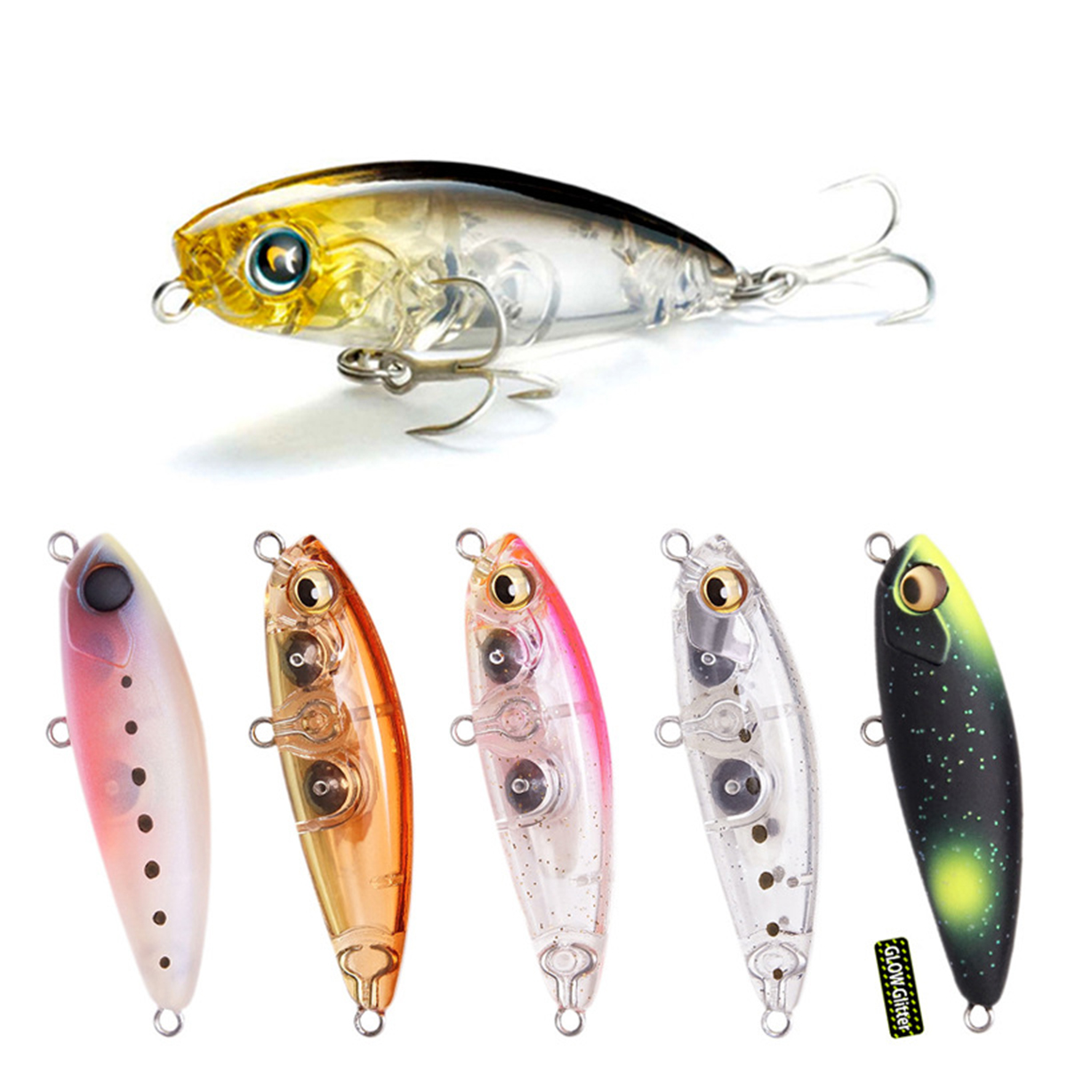 Fishing Lure Jerkbait - 4.3Cm 4.1G Mồi Câu Cá Mini