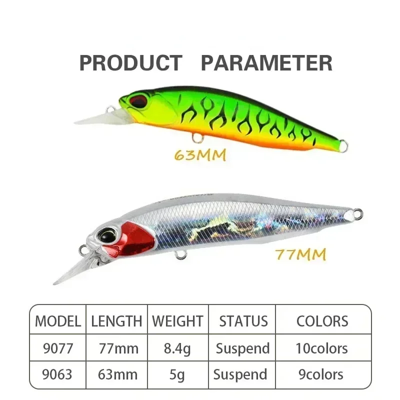Fishing Lure Jerkbait - 5g 8.4g Fishing Lure Minnow Wobbler