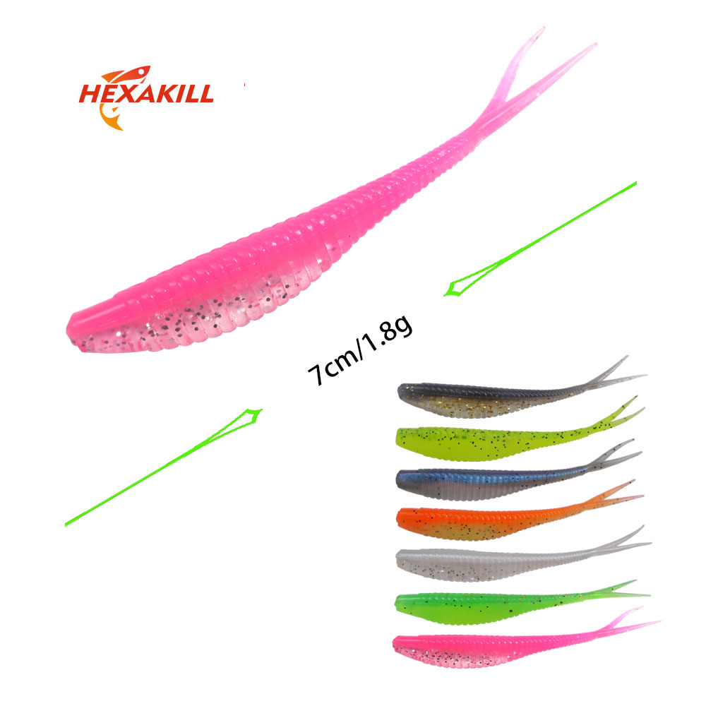 Fishing Lure Soft Plastic - Hexakill 3 Cái/lốc 10 Cái/lốc 7Cm