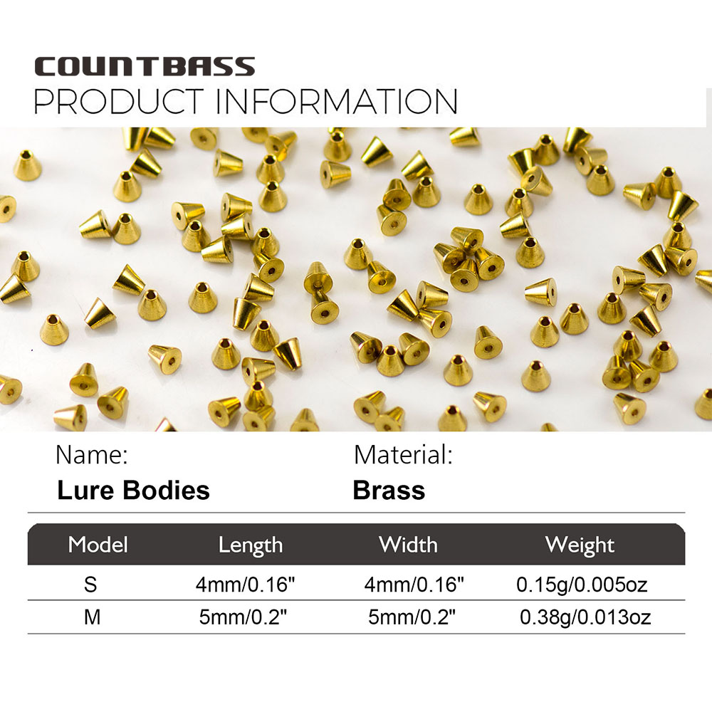 10 cái Rắn Brass Cone Heads, B - đánh giá và giá Fishing Lure Buzzbait