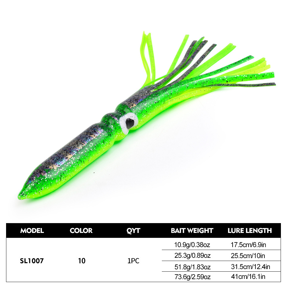 LHFSH Luminous Squid Skirt Sof - đánh giá và giá Fishing Lure Buzzbait