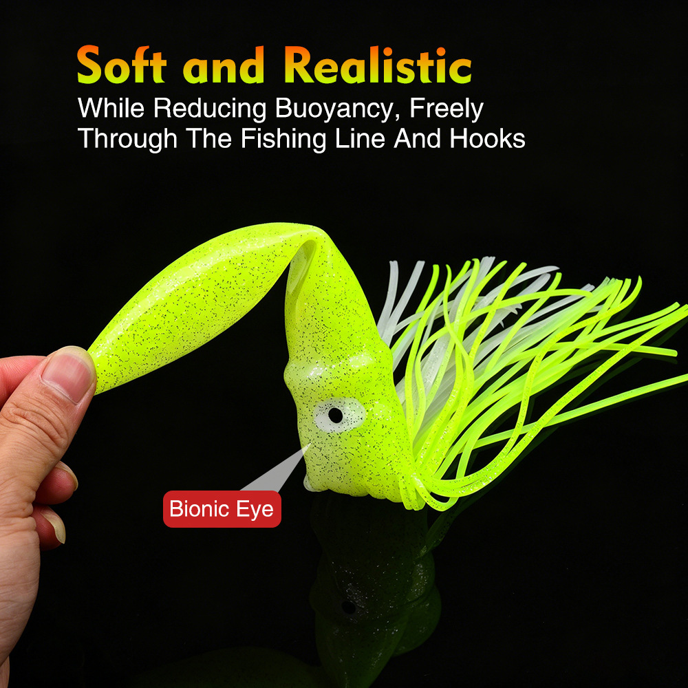 LHFSH Luminous Squid Skirt Sof - đánh giá và giá Fishing Lure Buzzbait