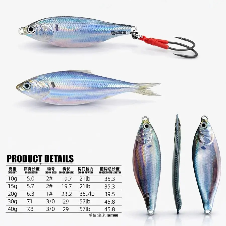 Metal Jig Bait Spinner Sinking - đánh giá và giá Fishing Lure Blade Bait