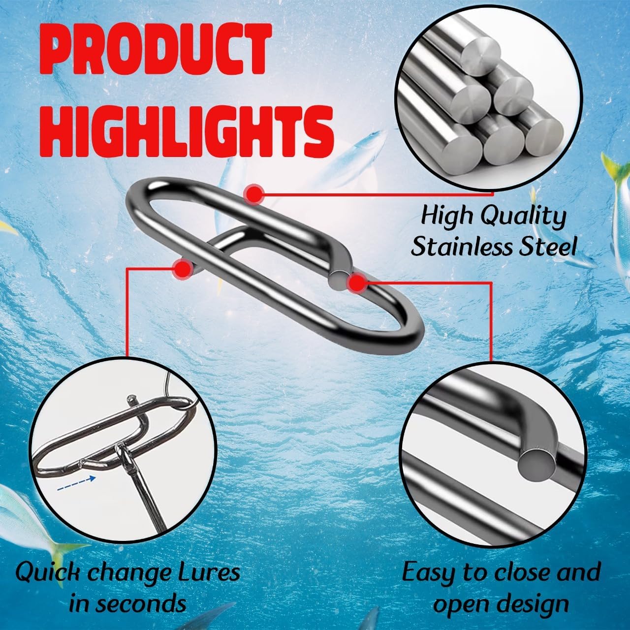9KM Fishing Snap Kit 110pcs Po - đánh giá và giá Fishing Lure Accessories