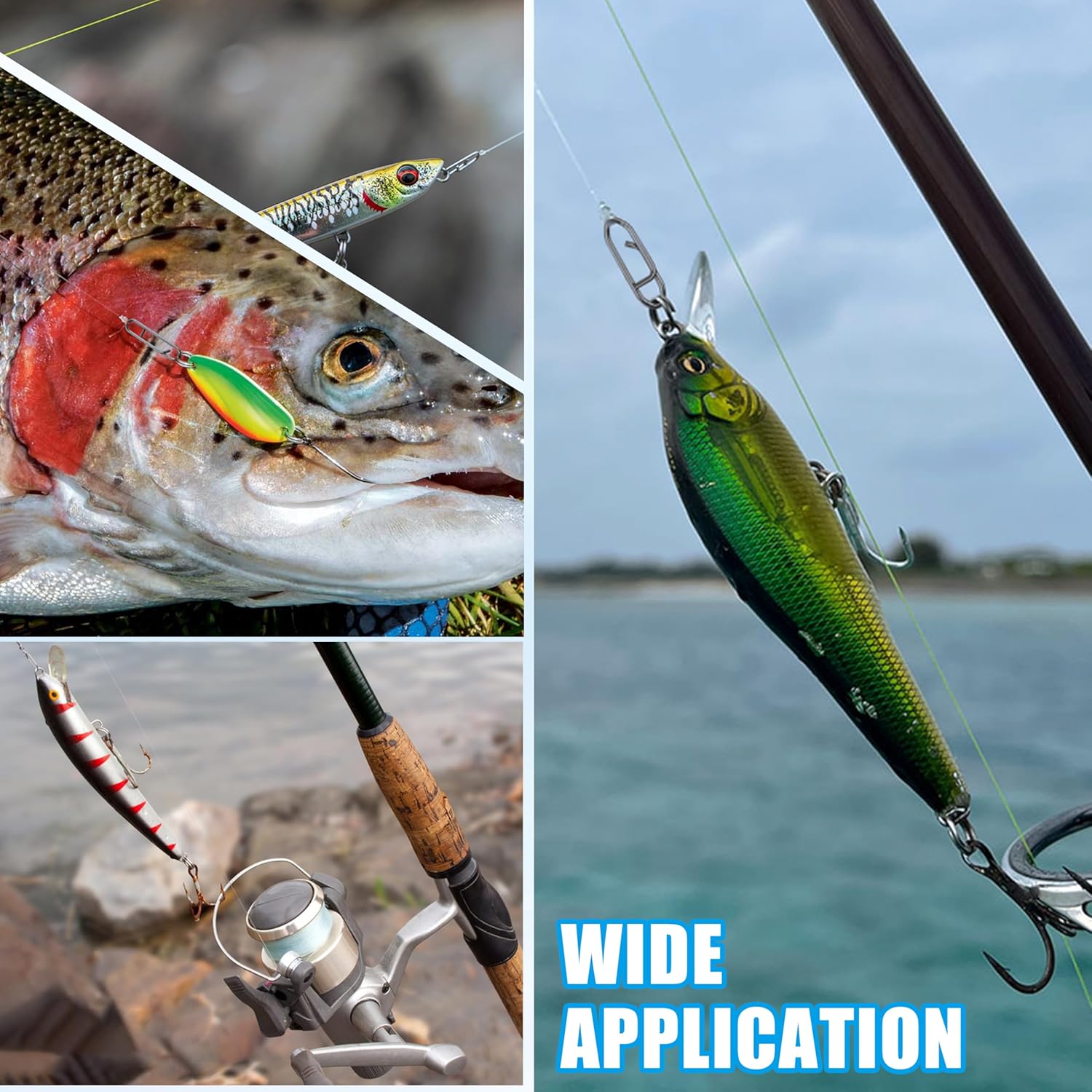 9KM Fishing Snap Kit 110pcs Po - đánh giá và giá Fishing Lure Accessories