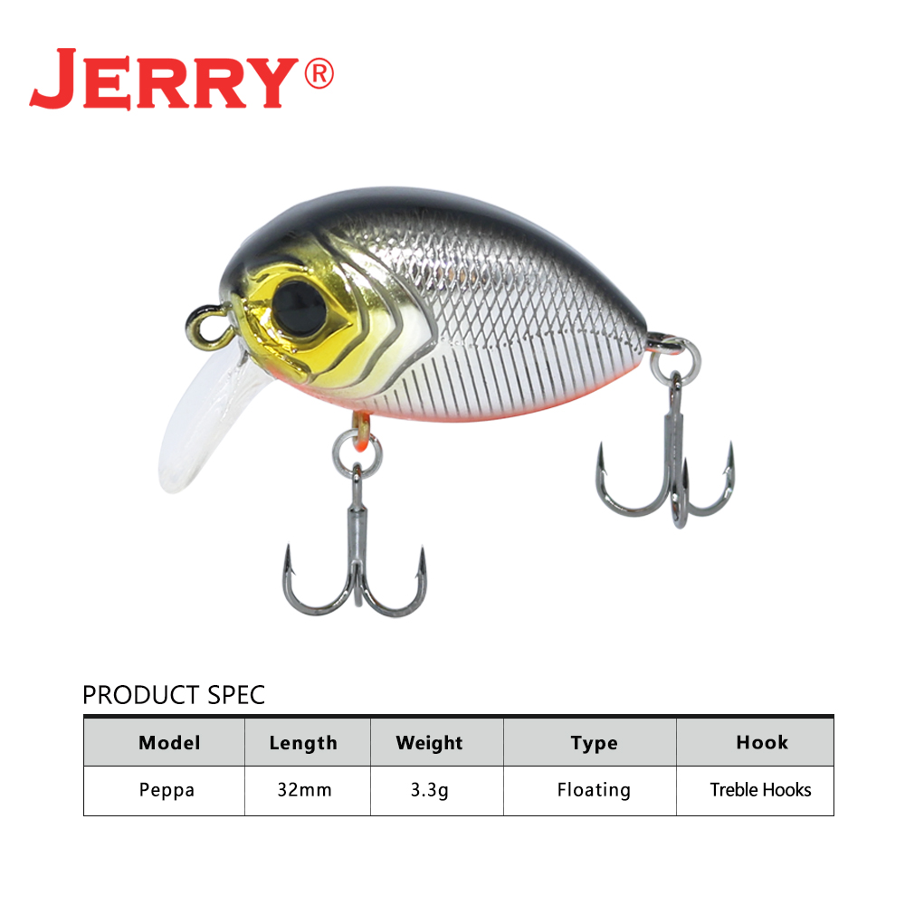Jerry Peppa Pig Wobbler Dụ Nổi - đánh giá và giá Fishing Lure Spoon