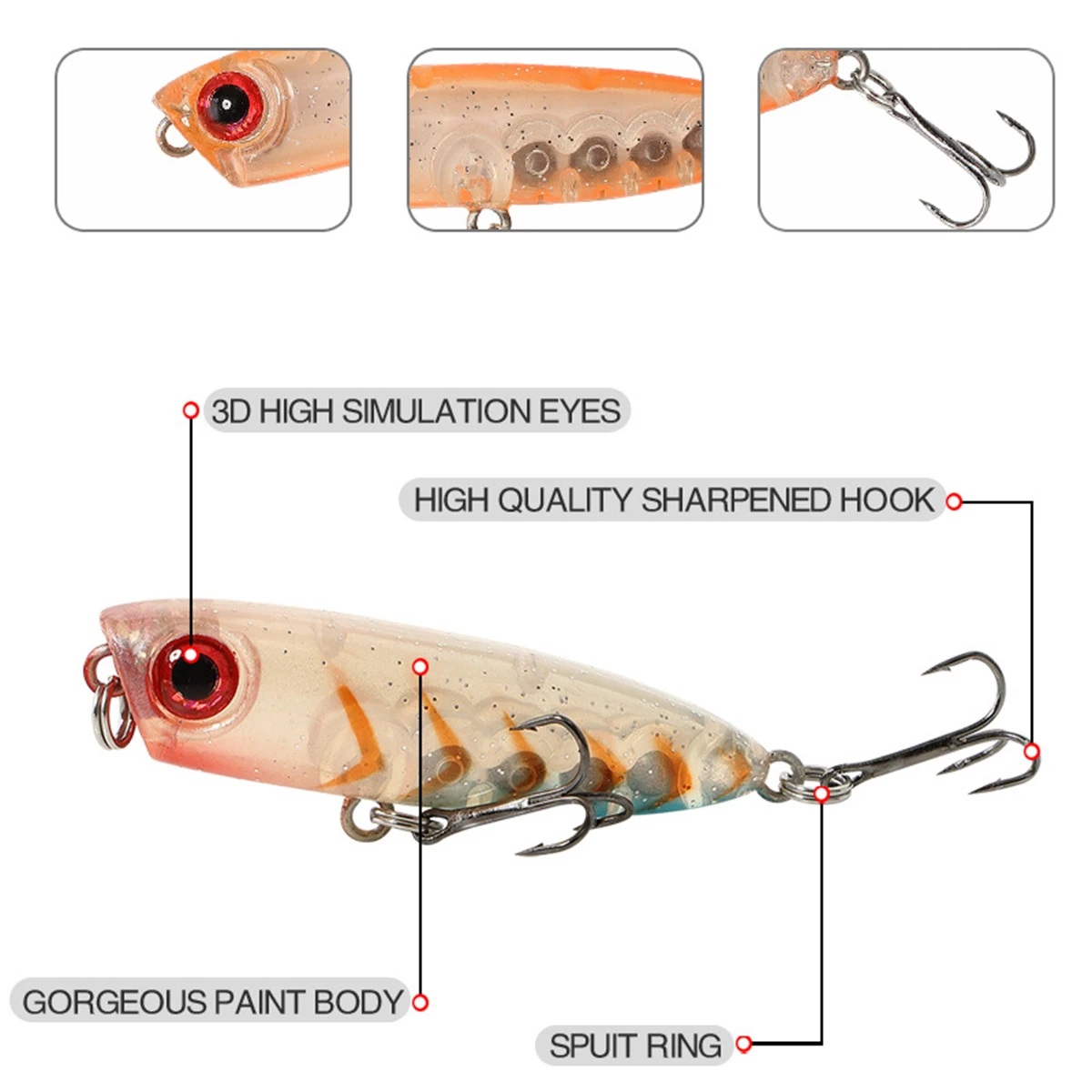 4.5cm 3g Fishing Lure Micro Po - đánh giá và giá Fishing Lure Jerkbait