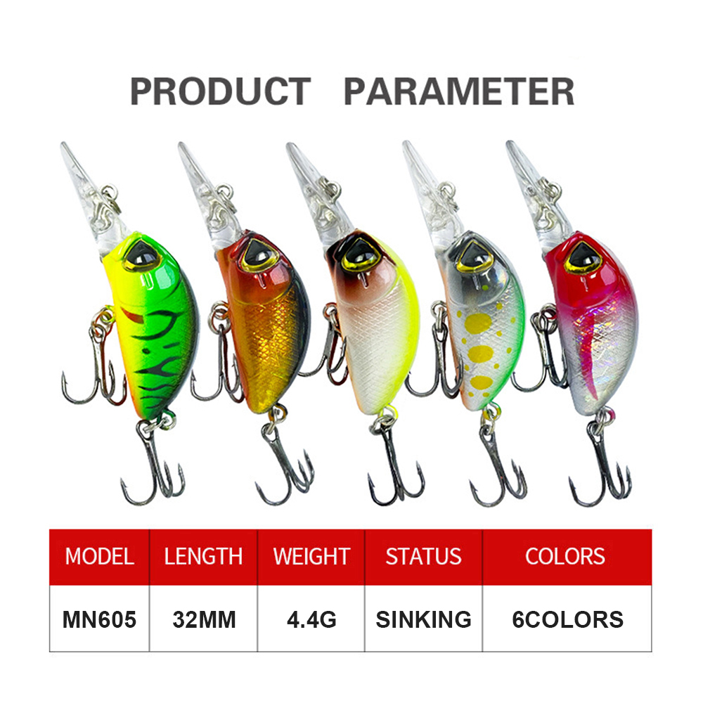 3.2cm 4.4g Fishing Lures Sinki - đánh giá và giá Fishing Lure Jerkbait
